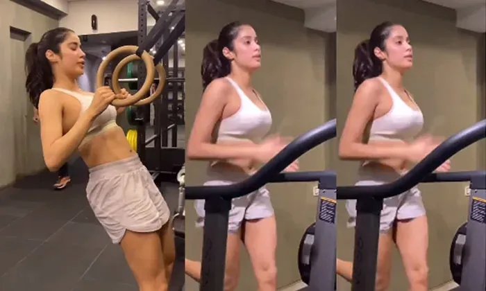 Janhvi Kapoor Viral Gym Video